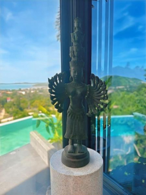 Samadhi Loft 3 br pool villa with unique sea view